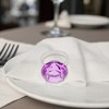 Unique Bargains Napkin Rings Faux Diamond Stainless Steel Plastic 1 Pc - 3 of 3