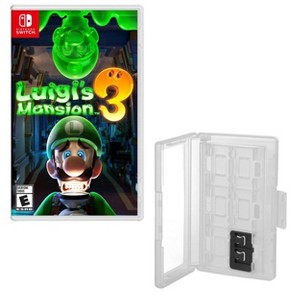 Gamefitz Hard Shell 12 Game Caddy and Luigis Mansion for the Nintendo Switch - 1 of 1