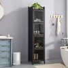 OUTSUPPLY Bathroom Vanity with Sink, Bathroom Cabinet with Soft Closing Door, Storage Rack and Open Shelf - 3 of 4