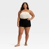 Women's Mid-Rise Openwork Pull-On Shorts - Universal Thread™ - 3 of 3