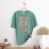 Simply Sage Market Women's Pastel Wildflowers Short Sleeve Garment Dyed Tee - 2 of 2