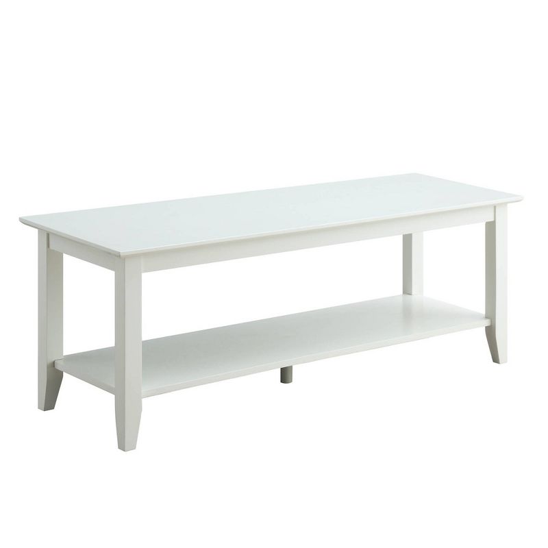 American Heritage Coffee Table with Shelf - Convenience Concepts, 1 of 7