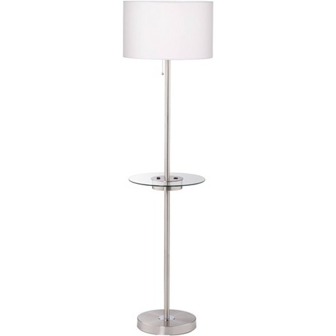 360 Lighting Modern Floor Lamp With Usb And Ac Power Outlet On Table Glass  60.5