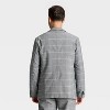 Houston White Men's Houndstooth Glen Plaid Blazer - Black - 2 of 3