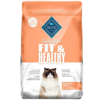 Blue Buffalo True Solutions Fit and Healthy Weight Control Chicken Flavor Adult Dry Cat Food