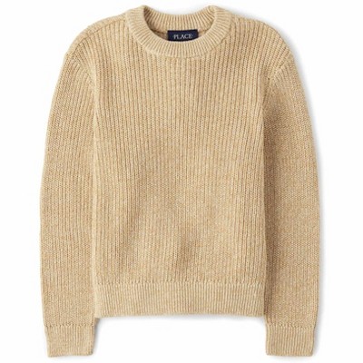 The Children's Place Boys Long Sleeve Shaker Stitch Sweater