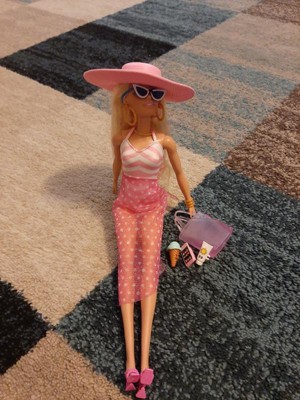 Barbie in the Zebra Swimsuit with case of Barbie accessories - Ruby Lane