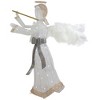 Northlight 36" LED Lighted Lace Angel with Flute Outdoor Christmas Decoration - 4 of 4