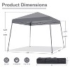 Ainfox 10'×10' Pop-up Slant Leg Portable Canopy - 3 of 4
