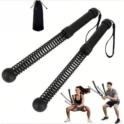 Heavy Duty Ropeless Battle Rope Set with Guide, Portable Strength Trainer for Arms, HIIT Workouts