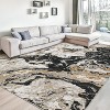 homfan Runner Rug Machine Washable Kitchen Runner Rugs Soft Low Pile Modern Abstract Floor Rug Marble Carpet Runners for Hallway Entryway Bedside - 4 of 4