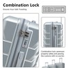 KWPZQEB 3 Piece Luggage Set Carry on Suitcase with ABS+PC hardshell, Spinner Wheels & TSA Lock - 4 of 4