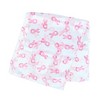 CTM Women's Breast Cancer Ribbon Print Lightweight Scarf - 2 of 4