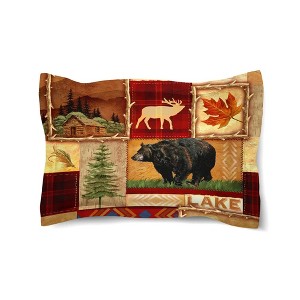 Laural Home Lodge Collage 20" x 26" Comforter Sham - 1 of 1