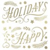 The Lakeside Collection Holiday Sentiment Decals - Happy Holidays - 3 of 4