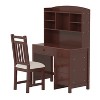 CAVINAS Vintage 40" Home Office Desk Set with Bookshelf and Padded Chair,4-Drawer Computer Desk for Study,Bedroom,Living Room - 2 of 4