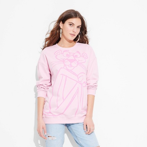 Pink discount panther sweatshirt