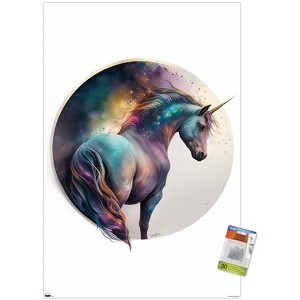 Trends International Ben Heine - Unicorn in Universe Unframed Wall Poster Prints - 1 of 4