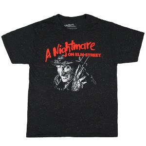 A Nightmare on Elm Street Men's Freddy Krueger Distressed T-Shirt Tee Adult - 1 of 4