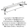 Amerock Bellamy Appliance Pull for Large Panels and Oversized Cabinets - 4 of 4
