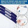 Bison Life Disposable Clear Face Shield, Lightweight Splash Protection, One Size, Blue - 10 Pack - 4 of 4