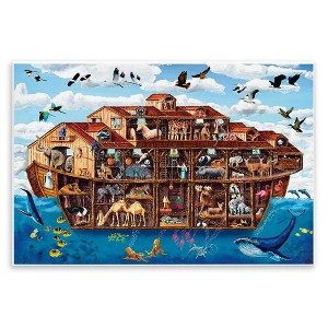 Stupell Industries Noah's Ark Animals Wall Plaque Art - 1 of 4