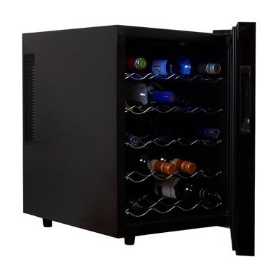 Black+decker Wine Fridge 12 Bottles, Thermoelectric Wine Cooler Refrigerator  With Mirrored Front, Freestanding 12 Bottle Wine Fridge : Target