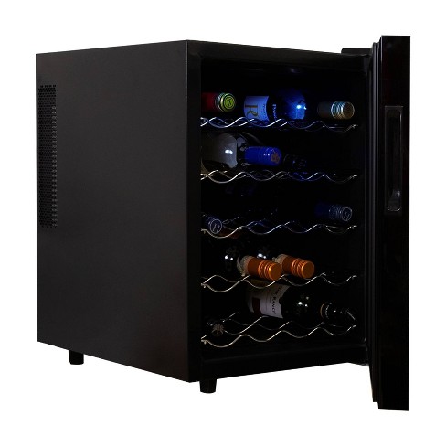 Schmecke Thermoelectric 10-Bottle Free Standing Wine Cooler - Stainless Steel