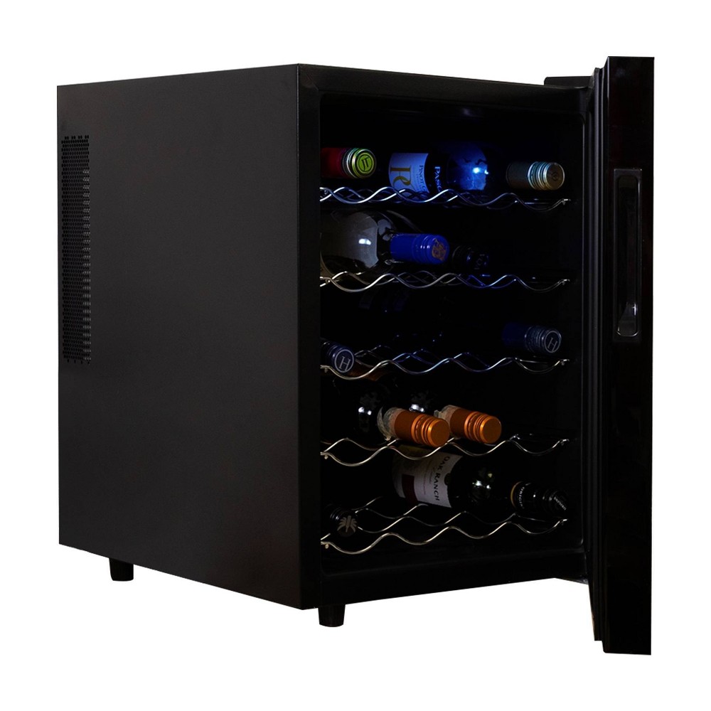 Koolatron Wine Cooler Refrigerator 20 Bottle Countertop Compact Wine Cellar, Small Freestanding Wine Fridge