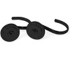 Home Mart Goods 12 Piece Set - Matte Black Heavy Duty Shower Button Curtain Hooks Rings Rustproof Metal - 2 of 3