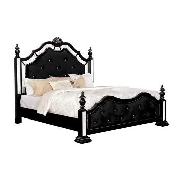 Queen Washington Upholstered Adult Bed Black - HOMES: Inside + Out