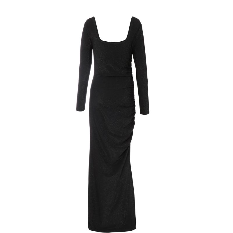 QUIZ Women's Brillo Long Sleeve Maxi Dress, 6 of 7