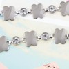 Anna-Kaci Women's Linked Flower Waist Chain with Adjustable Extender - Silver - 2 of 4