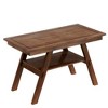 NicBex Dining Room Table Set for 6 Morden Counter Height Table with Storage Shelf, 4 Chairs and 1 Padded Bench for Kitchen - 4 of 4
