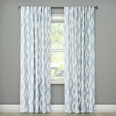 target light blue curtains