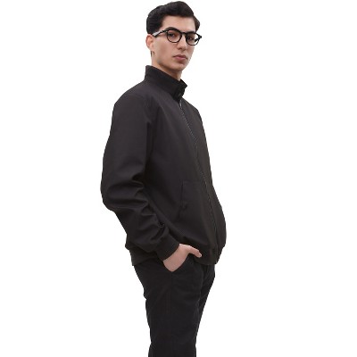 Мужские куртки Rokka&Rolla Men's Bomber Jacket Full Zip Windbreaker-Black, size Large — фото 8