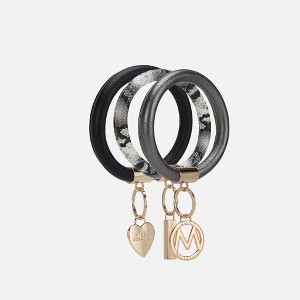 MKF Collection Jasmine 3 Piece Bangle Wristlet and Keychain Set by Mia K - 1 of 3