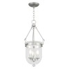 Livex Lighting Jefferson 3 - Light Chandelier in  Brushed Nickel - 3 of 4