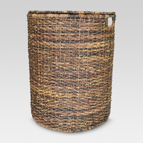 wicker laundry hamper rectangular with lid