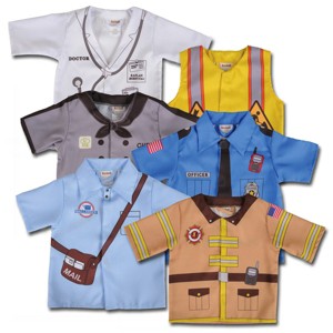 Kaplan Early Learning Toddler Community Helper Dress-Up Shirts - Set of 6 - 1 of 4