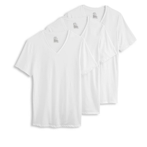 Mens Tshirts Jockey Men's Big Tall Classic Tagless V-Neck