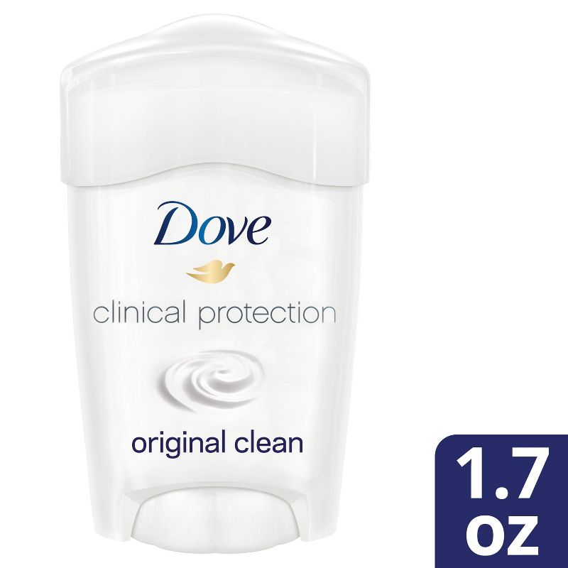 Dove Beauty Clinical Protection Original Clean Women&#39;s Antiperspirant &#38; Deodorant Stick - 1.7oz, 1 of 10