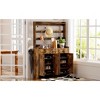 51.2''Minimalist Four-Door Shoe Cabinet with Coat Rack, Spacious Top,3 Drawers, 8 Shelves, Metal hooks and handles for Hallway, Entryway, Living Room - 4 of 4
