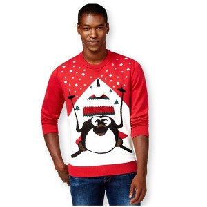 American Rag Mens Penguin Ski Pullover Sweater - 1 of 1
