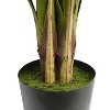 130 cm Artificial Tropical Palm Plant  Artificial Tree with Plastic Pot for Office and Home Decor, Tall Faux Plants for Indoors and Outdoors - 3 of 4