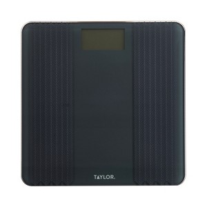 Taylor® Precision Products Digital Glass Scale with Textured Herringbone Design, 500-Lb. Capacity in Gray - 1 of 4