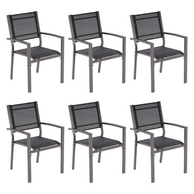 Sonkuki 7 Piece Patio Dining Set with HIPS Material Tabletop