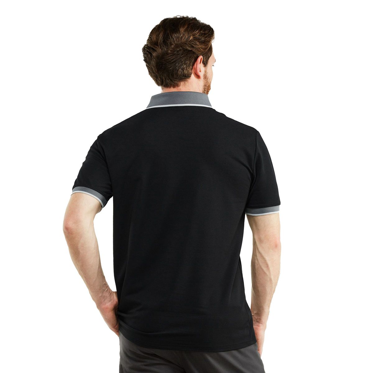 Mio Marino Men's Classic-Fit Cotton-Blend Pique Polo Shirt with Contrast Collar - thumbnail 9