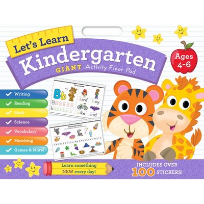 Let's Learn Giant Activity Floor Pad: Kindergarten - by  Kidsbooks Publishing (Paperback)