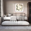 ChaletPosh Metal Daybed With Trundle - 2 of 4